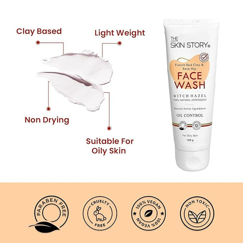 The Skin Story French Multani Mitti Oil Control Face Wash