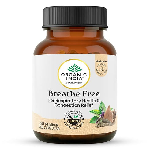 Organic India Breathe Free Veg Capsules