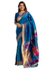 Vasthrlay Kanjivaram Paithani Unstitched Mahendi Ethnic Wear