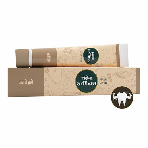 Vithoba Herbal Rootfix Toothpaste For White Strong Teeth & Refreshing Breath