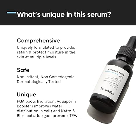 Minimalist 2% Hyaluronic Acid + PGA Serum