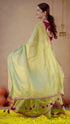 Vasthrlay Chanderi Unstitched Blouse Saree Az Ys Patakha