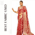 Vasthrlay Organza Patola Leriya Unstitched Saree