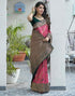 Vasthrlay Womens Weaving Unstitched Light Green Saree