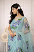 Vasthrlay Organza Painted Saree