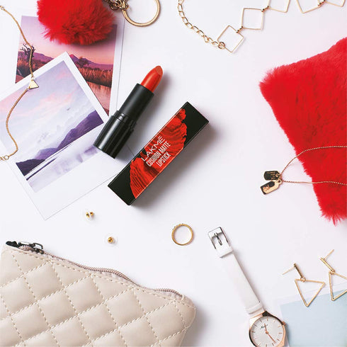 Lakme Cushion Matte Lipstick | Orange Rush
