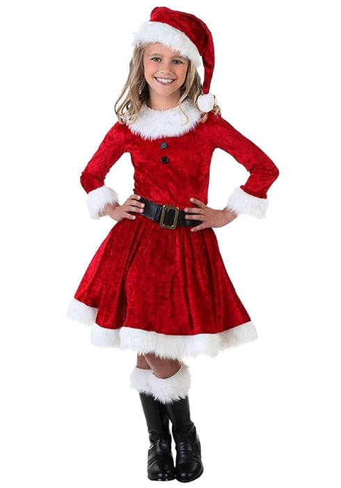 TASMAI MARKETING Santa Claus Red Velvet Deluxe costume for Kids