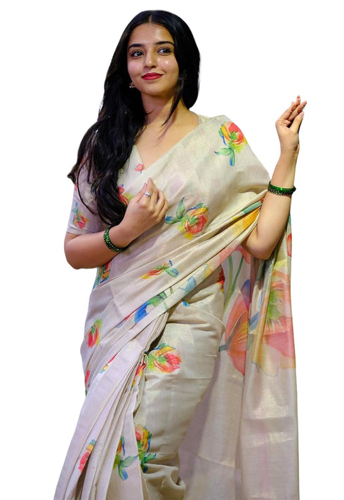 Vasthrlay Digital Chandheri Unstitched Material Az Ys Sasikala Ethnic Wear