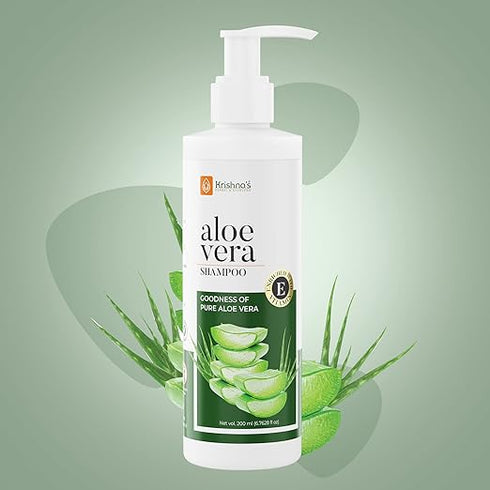 Krishna'S Herbal & Ayurveda Aloevera Shampoo