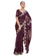 Vasthrlay Georgette Embroidery Dark Saree