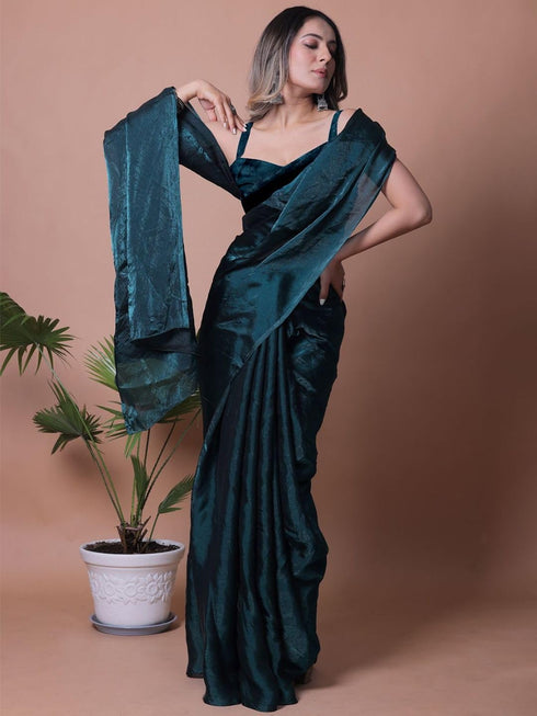 Vasthrlay Lavender Unstitched Saree