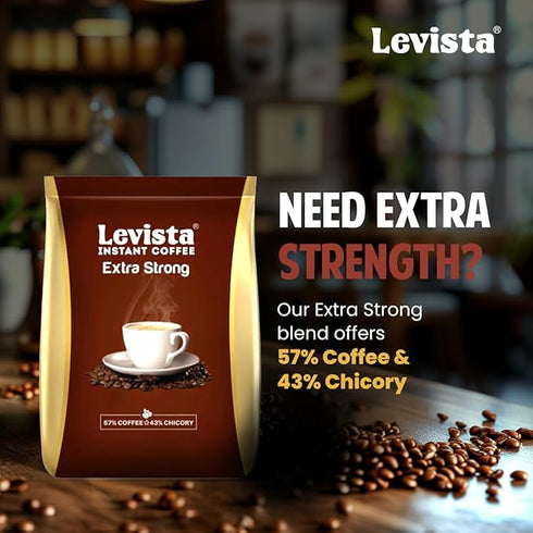 Levista Extra Strong Instant Coffee Pouch 1 Kg