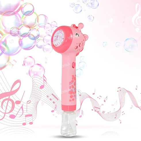 Giraffe Bubble Stick With Led Lights