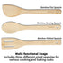 Hawkins Bamboo Spatula Set of 3, Natural Handmade Bamboo Spatulas, Kitchen Tools, Ladles, Turners, Flippers, Scrappers, Servers for Nonstick Cookware (BSPTL3)