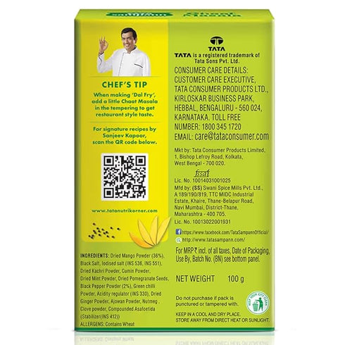 Tata Sampann Chaat Masala with Natural Oils