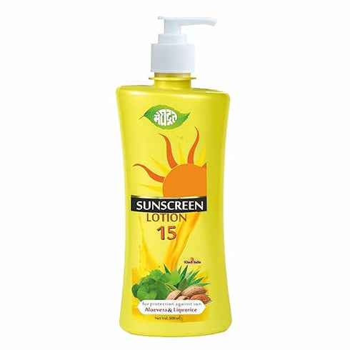 Meghdoot Ayurvedic Sunscreen Aloevera and Liquorice Lotion SPF 15 PA+++