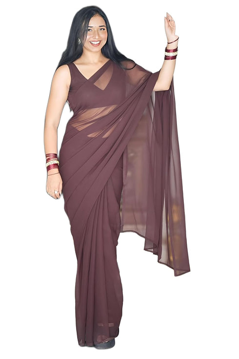 Vasthrlay Georgette Minute Unstitched Ethnic Wear