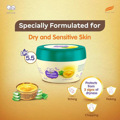 Himalaya Baby Cream with Pure Cow Ghee & pH5.5