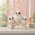 Charming Owl Family Figurine for Home & Office Decor