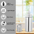Millionminds Stainless Steel Baby Feeding Milk Bottle and Feeding Bottle with Spoon | Bottle Cleaning Brush and Fruit Feeder