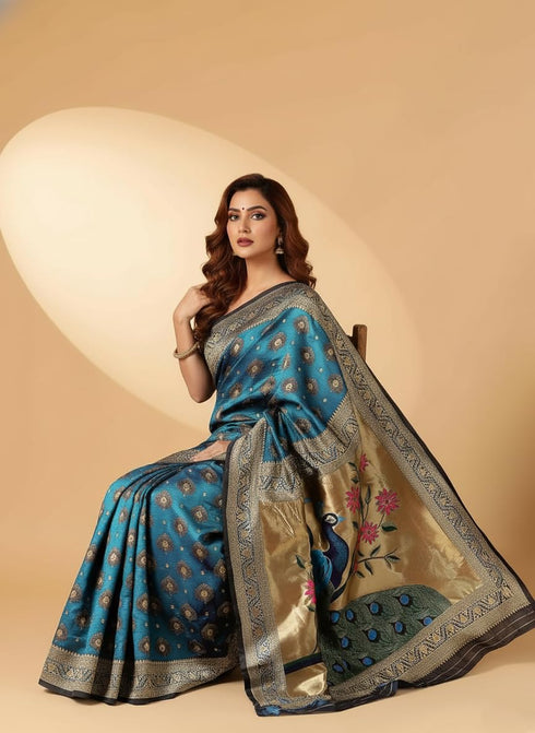 Vasthrlay Banarasi Kanjivaram Az Ys Og Yukti Yellow Ethnic Wear