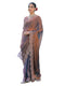 Vasthrlay Scalloped Embroidery Maroon Saree