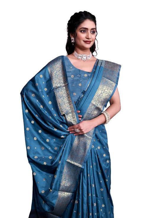 Vasthrlay Satin Jacquard Woven Textured