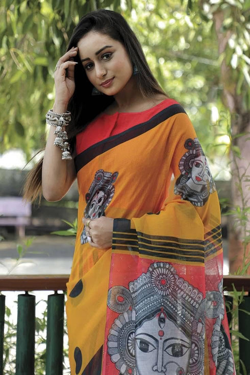 Vasthrlay Multicoloure Artistic Unstitched Lightweight Traditional