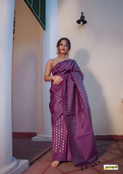 Vasthrlay Cotton Woven Saree