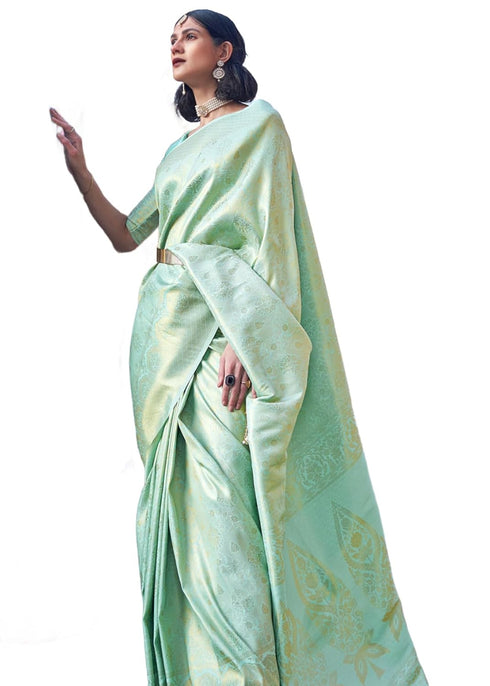 Vasthrlay Kanjivaram Designer Unstitched Occasions Saree