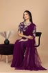 Designer Georgette Saree with Embroidered Blouse Piece