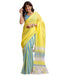 Vasthrlay Womens Cotton Printed Green Saree