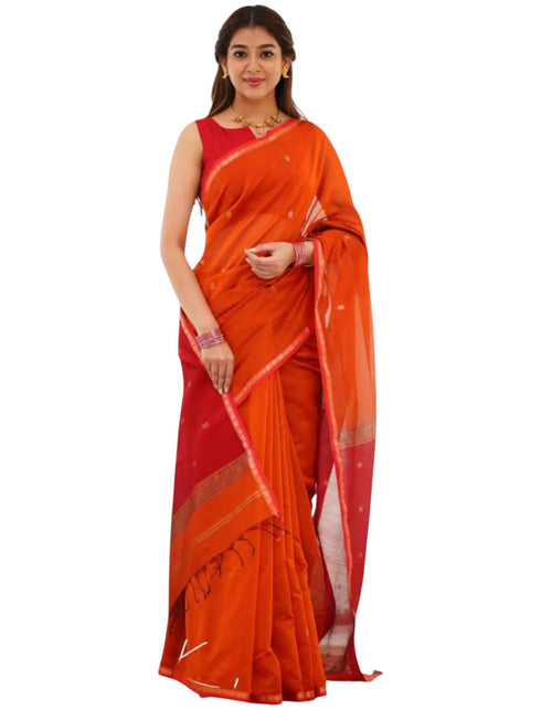Vasthrlay Banarasi Unstitched Saree