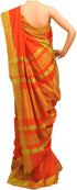 Vasthrlay Handloom Bhagalpuri Blouse Orange