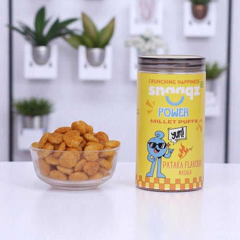 SNAAQZ Power Millet Puffs Patakha Masala 120gm