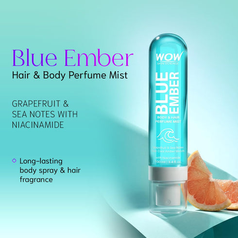 Wow Skin Science Blue Ember Unisex Body And Hair Perfume Mist