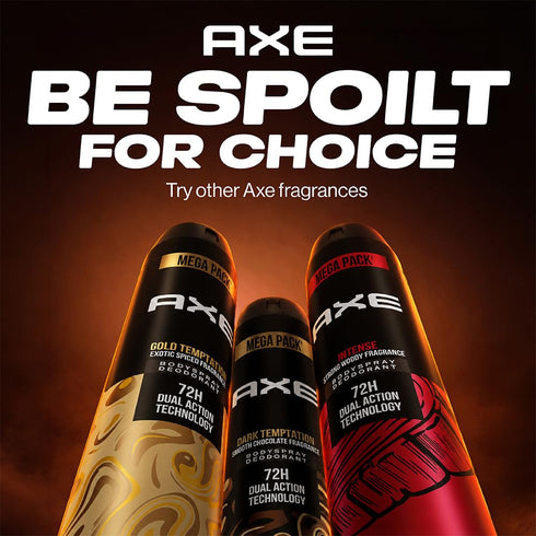 Axe Dark Temptation Long Lasting Deodorant Bodyspray For Men 215 Ml