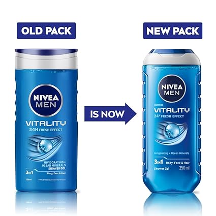 Nivea Men Vitality Fresh Shower Gel
