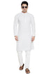 Vasthrlay Men's Sequince Embroidered Cotton Blend Only Slim Fit Kurta