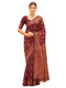 Vasthrlay Banarasi Weaving Yellow Saree