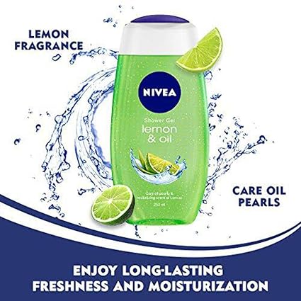 Nivea Bath Care Lemon And Oil Shower Gel