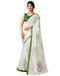 Vasthrlay Chanderi Printed Unstitched Blue Saree