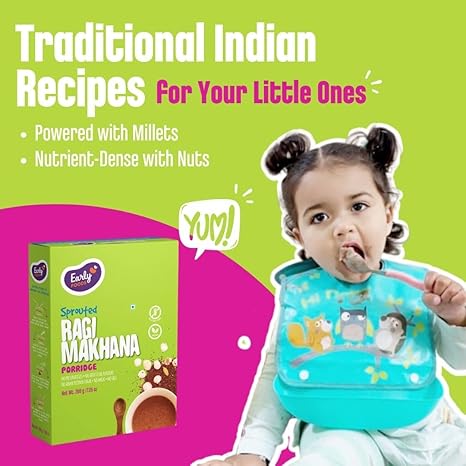 Early Foods Sprouted Ragi & Makhana Porridge Mix