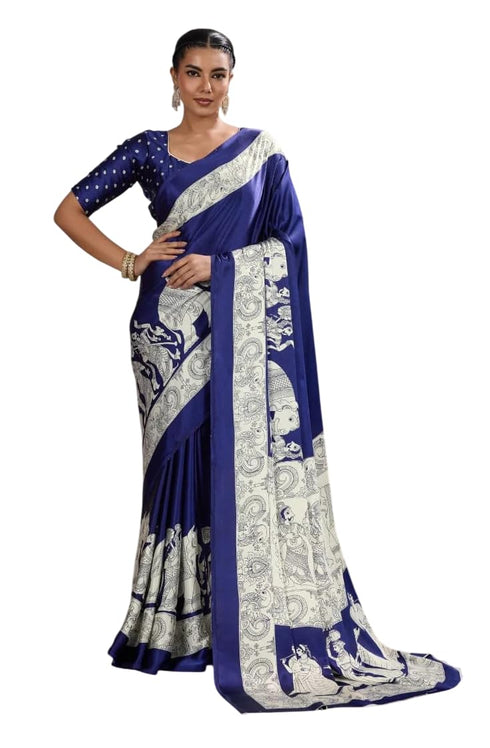 Vasthrlay Modal Kalamkari Designer Beautiful Blouse