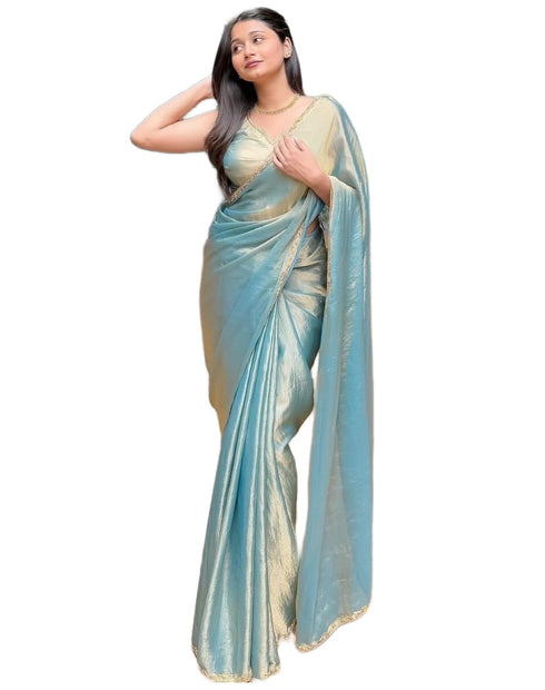 Vasthrlay Border Unstitched Saree