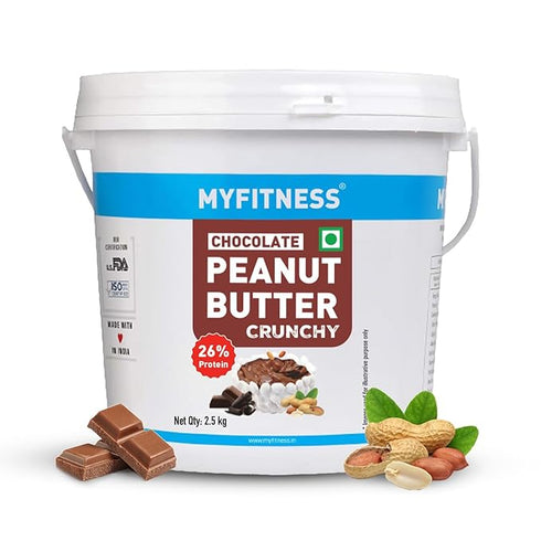 MYFITNESS Peanut Butter Chocolate Spread Crunchy 2.5kg