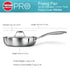 Hawkins Pro 22 cm Frying Pan Triply Stainless Steel Fry Pan