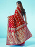 Vasthrlay Banarasi Jacquard Unstitched 3409s112n Turmeric