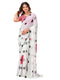 Vasthrlay Georgette Printed Unstitched Multicolor Saree