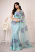 Vasthrlay Organza Painted Saree